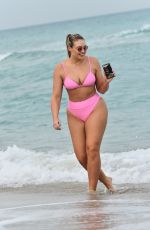 ISKRA LAWRENCE in Bikini at a Beach in Miami 12/09/2018