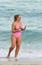 ISKRA LAWRENCE in Bikini at a Beach in Miami 12/09/2018