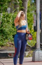 ISKRA LAWRENCE in Tights Leaves a Gym in Miami 12/10/2018