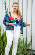 ISKRA LAWRENCE on the Set of a Photoshoot in Miami 12/08/2018