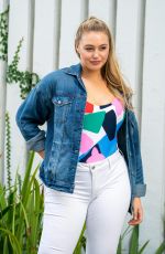 ISKRA LAWRENCE on the Set of a Photoshoot in Miami 12/08/2018