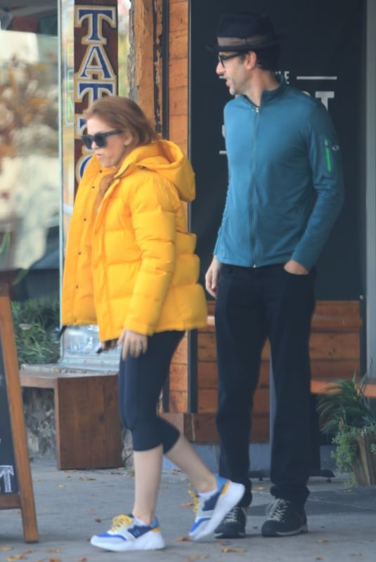 ISLA FISHER and Sacha Baron Cohen Out in Studio City 12/13/2018
