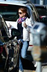 ISLA FISHER Leaves Alfred Coffee in Los Angeles 12/28/2018