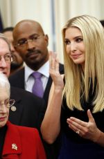 IVANKA TRUMP at a Signing Ceremony for S. 756 in Washington D.C. 12/21/2018