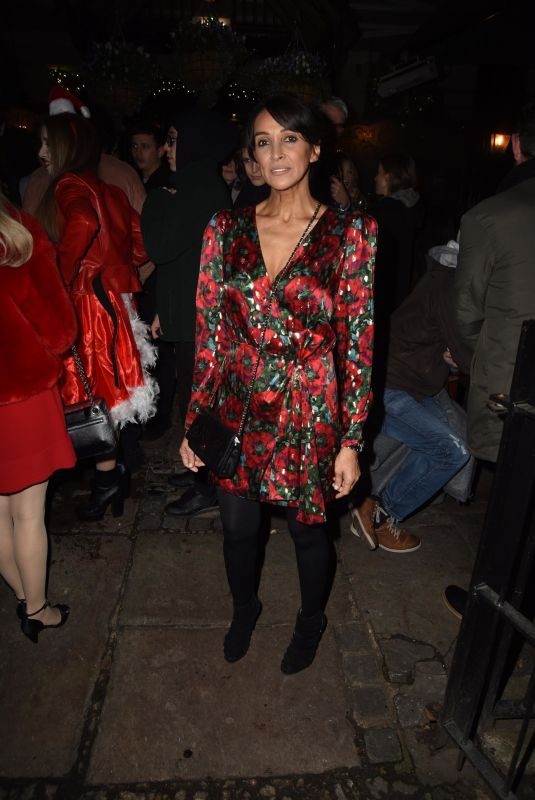 JACKIE ST CLAIR at Piers Morgans Christmas Party in London 12/20/2018