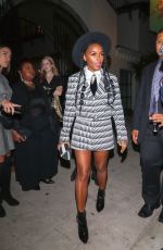 JANELLE MONAE Arrives at The Hearth & Hound Restaurant in Hollywood 12/11/2018