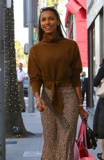 JASMINE TOOKES Out Shopping in Beverly Hills 12/20/2018