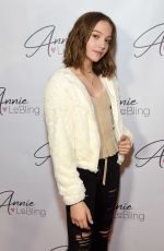 JAYDEN BARTELS at Annie Lebling Presents Annie Leblanc Performance & Pop Up Shop in Los Angeles 12/08/2018