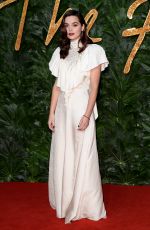 JENNA LOUISE COLEMAN at British Fashion Awards in London 12/10/2018