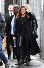 JENNIFER ANISTON Arrives at Jimmy Kimmel Live in Hollywood 12/05/2018