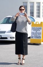 JENNIFER GARNER at a Church Service in Pacific Palisades 12/16/2018