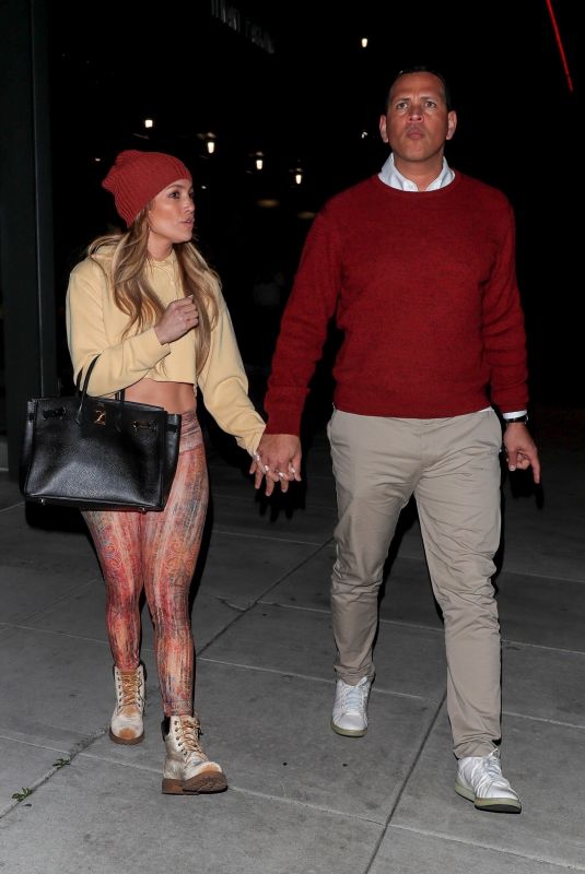 JENNIFER LOPEZ and Alex Rodriguez at Craig