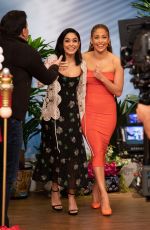 JENNIFER LOPEZ and VANESSA HUDGENS at Despierta America in Miami 12/14/2018