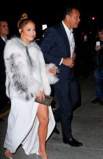 JENNIFER LOPEZ Arrives at Second Act Premiere Afterparty in New York 12/12/2018
