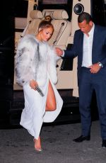 JENNIFER LOPEZ Arrives at Second Act Premiere Afterparty in New York 12/12/2018