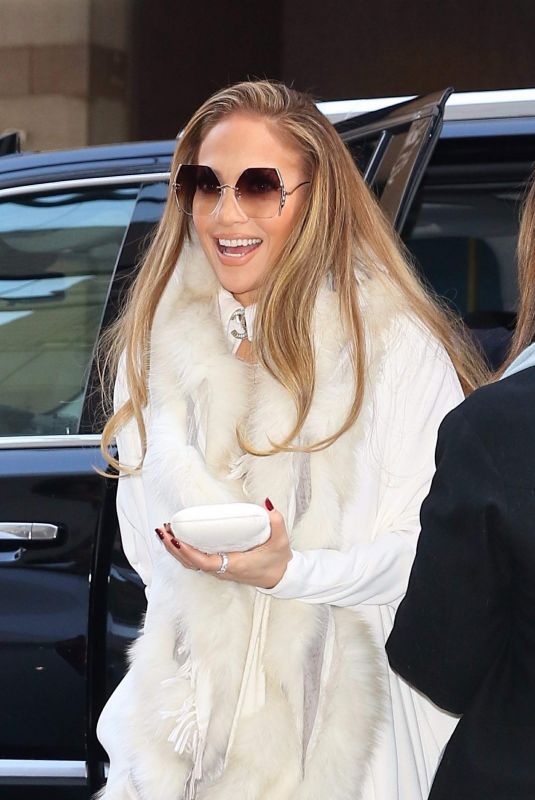 JENNIFER LOPEZ Arrives at Watch What Happens Live in New York 12/11/2018