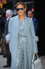 JENNIFER LOPEZ Leaves Good Morning America in New York 12/12/2018