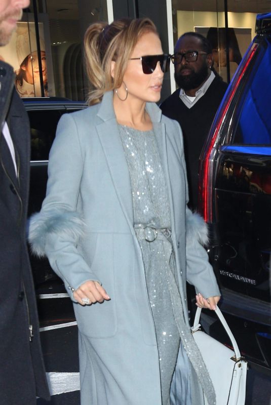 JENNIFER LOPEZ Leaves Good Morning America in New York 12/12/2018