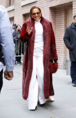 JENNIFER LOPEZ Leaves The View in New York 12/12/2018