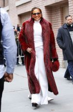 JENNIFER LOPEZ Leaves The View in New York 12/12/2018