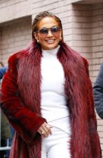 JENNIFER LOPEZ Leaves The View in New York 12/12/2018