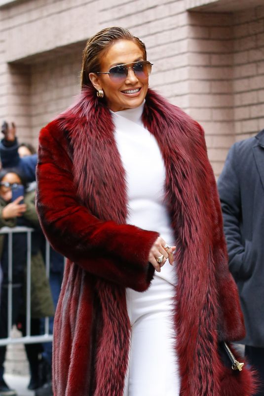 JENNIFER LOPEZ Leaves The View in New York 12/12/2018