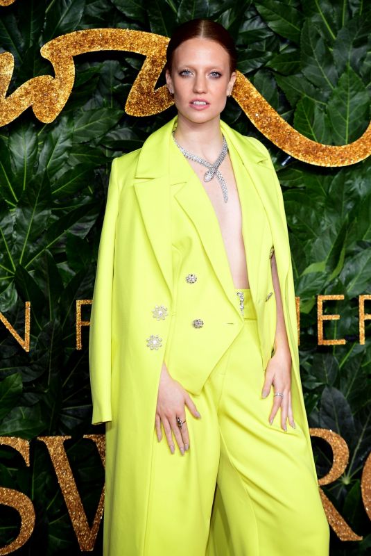 JESS GLYNNE at British Fashion Awards in London 12/10/2018