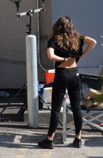 JESSICA ALBA on the Set of LA