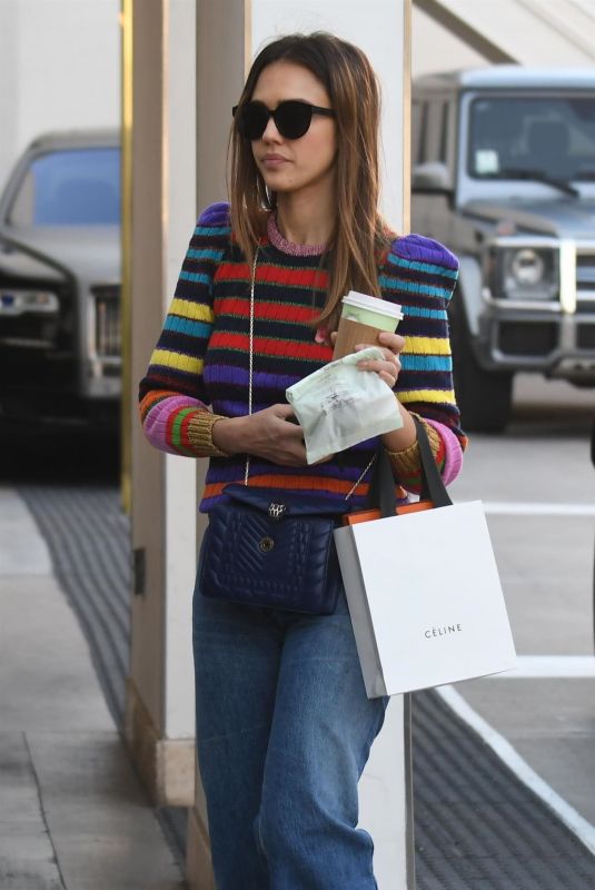 JESSICA ALBA Out Shopping in Beverly Hills 12/21/2018