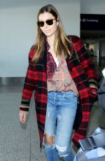 JESSICA BIEL at Los Angeles International Airport 12/08/2018