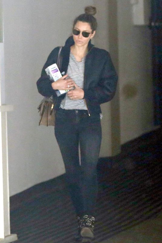 JESSICA BIEL Out and About in Los Angeles 11/29/2018