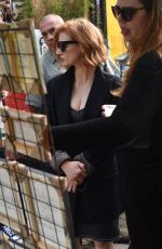 JESSICA CHASTAIN Out on Batman Alley in Sao Paulo 12/08/2018