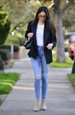 JESSICA GOMES in Ripped Denim Out in Los Angeles 12/21/2018