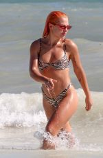 JESSICA WOODLEY in Bikini at a Beach in Tulum 12/12/2018