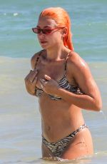 JESSICA WOODLEY in Bikini at a Beach in Tulum 12/12/2018