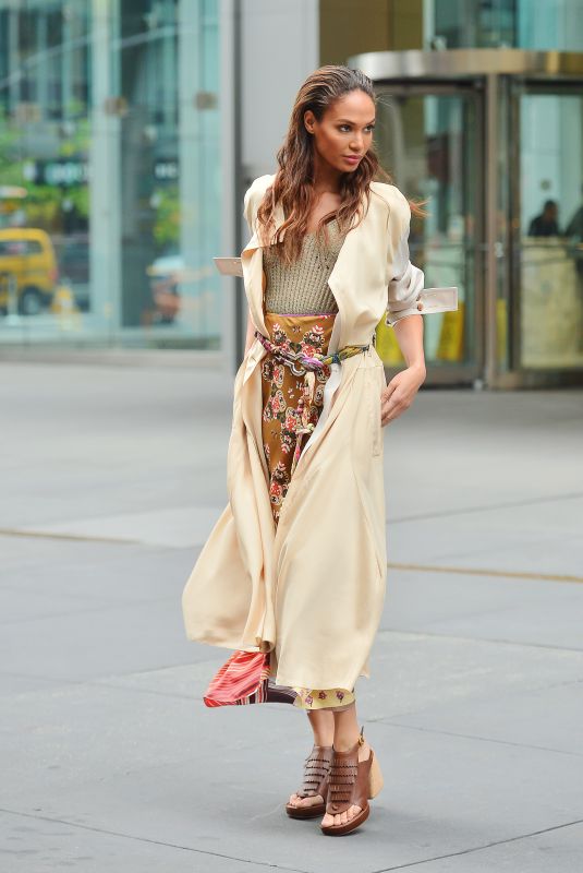 JOAN SMALLS on the Set of a Photoshoot in New York 12/10/2018