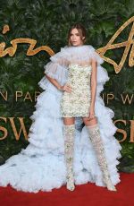 JOSEPHINE SKRIVER at British Fashion Awards in London 12/10/2018