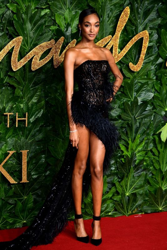 JOURDAN DUNN at British Fashion Awards in London 12/10/2018