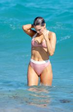 JOY CORRINGAN in Bikni on the Beach in Miami 12/08/2018