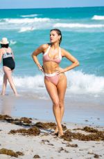JOY CORRINGAN in Bikni on the Beach in Miami 12/08/2018