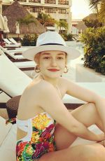 JULIA GARNER in Swimsuit - Instagram Pictures, 12/28/2018