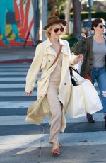 JULIANNE HOUGH and NINA DOBREV Out Shopping in Los Angeles 12/02/2018