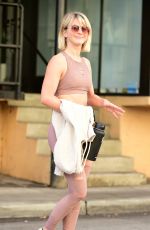 JULIANNE HOUGH Leaves a Gym in Los Angeles 12/20/2018