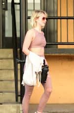 JULIANNE HOUGH Leaves a Gym in Los Angeles 12/20/2018