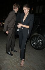 KAIA GERBER Arrives at Chiltern Firehouse in London 12/10/2018
