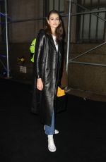 KAIA GERBER Arrives at Versace Fashion Show in New York 12/02/2018