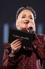 KAIA GERBER is presented with the Model of the Year Award, presented by RITA ORA at The Fashion Awards 2018