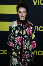 KAITLYN DEVER at Vice Premiere in Los Angeles 12/11/2018