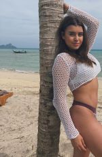 KALANI HILLIKER in Bikini at a Beach in Phi Phi Island, December 2018 Instagram Pictures