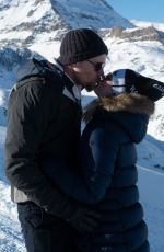 KALEY CUOCO on Honeymoon in Zermatt 12/15/2018